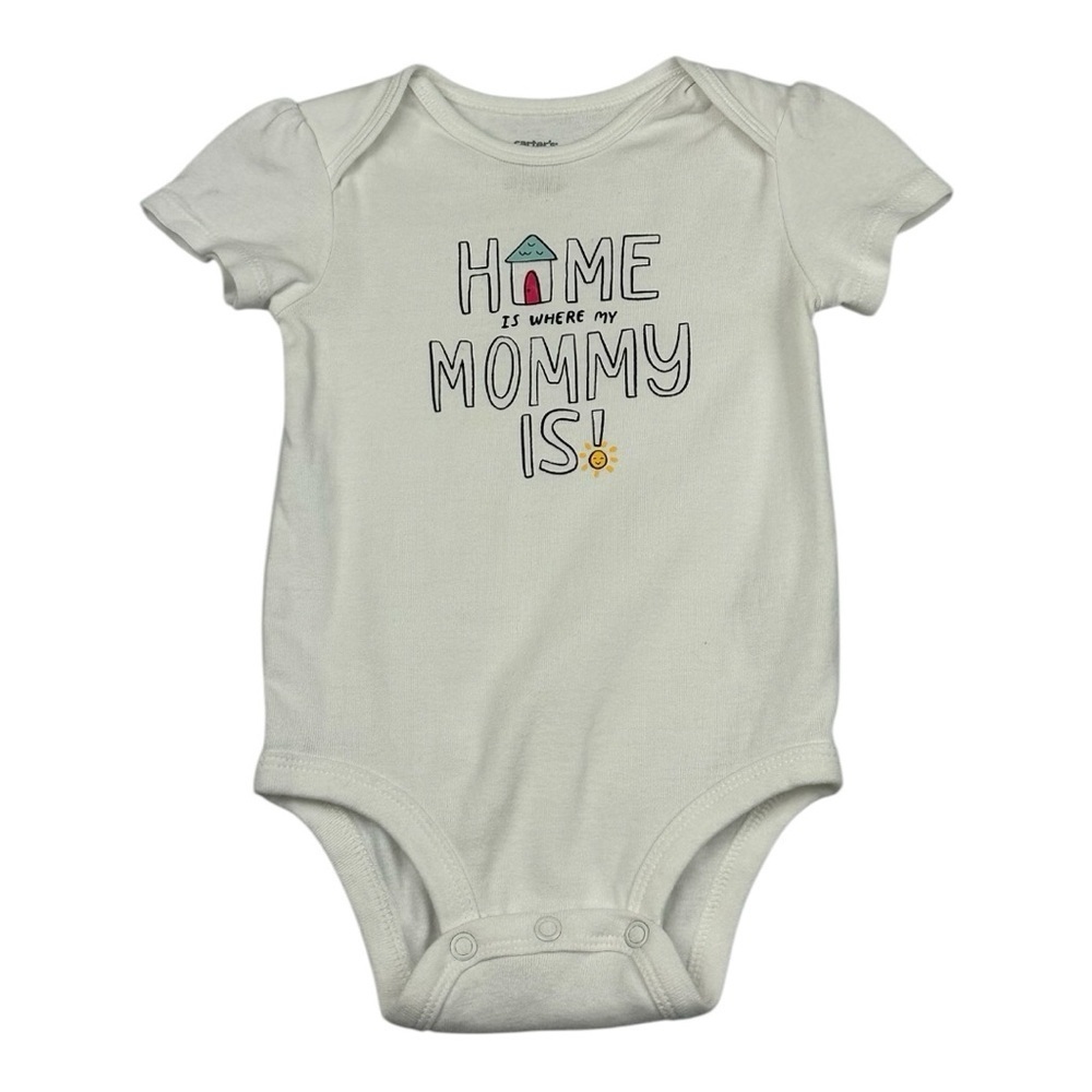 Carter’s Bodysuit Home Is Where Mommy Is Size 12 Months